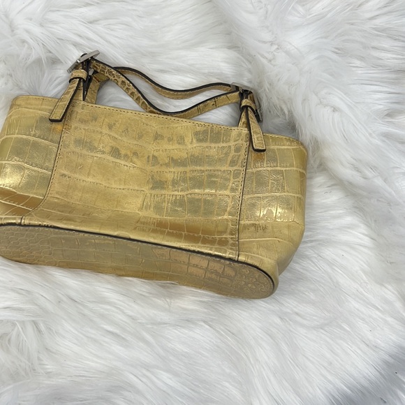 Adrienne Vittadini Croc embossed Mini Purse Magnetic Closure - Picture 5 of 10